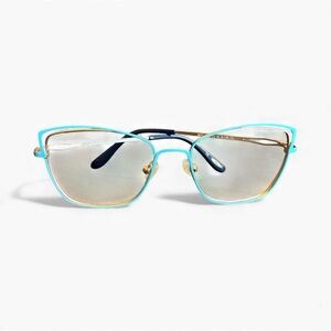 Glacee Blue and Gold Women's Glasses